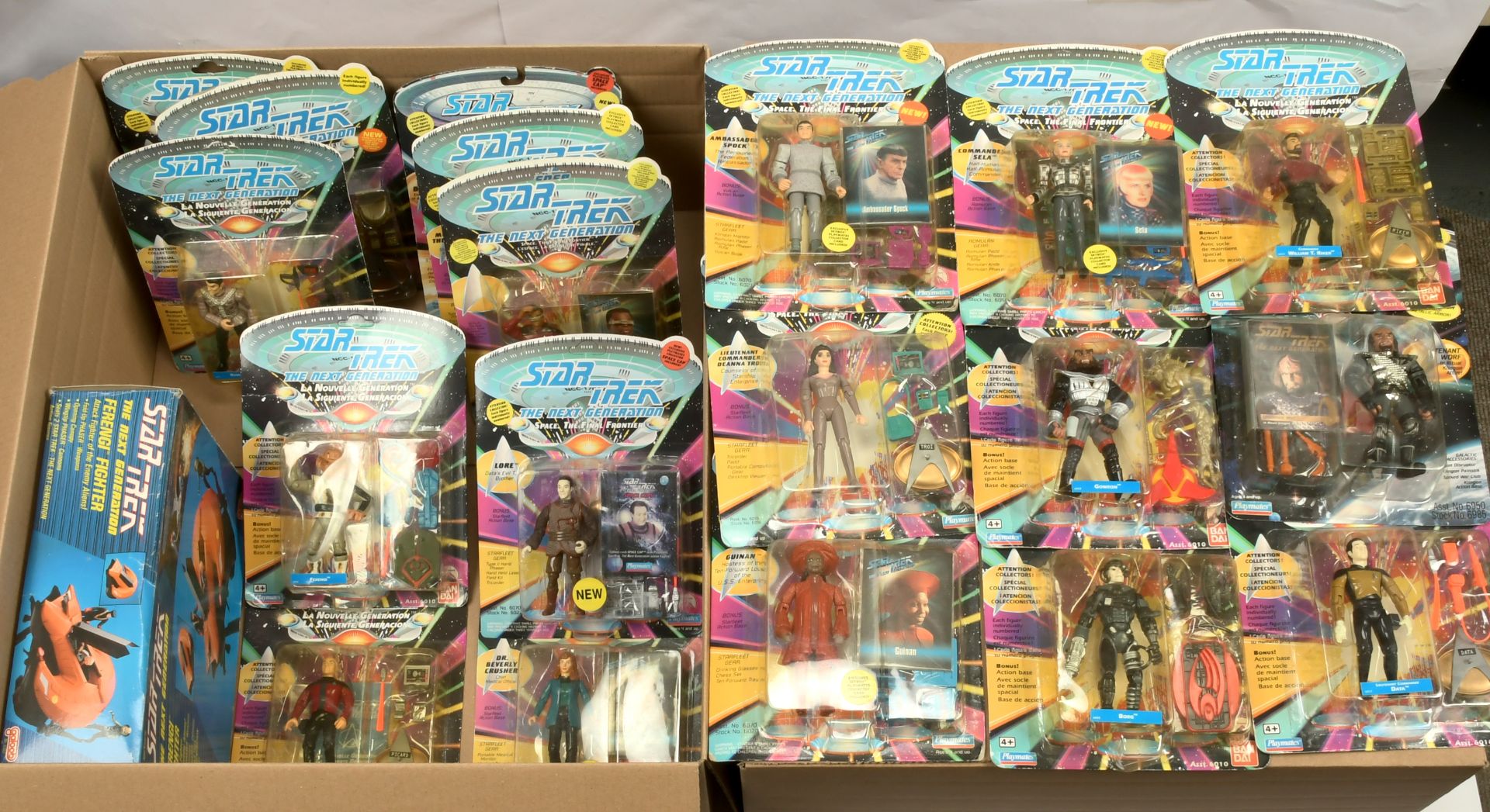 Bandai Playmates Galoob Star Trek The Next Generation action figures