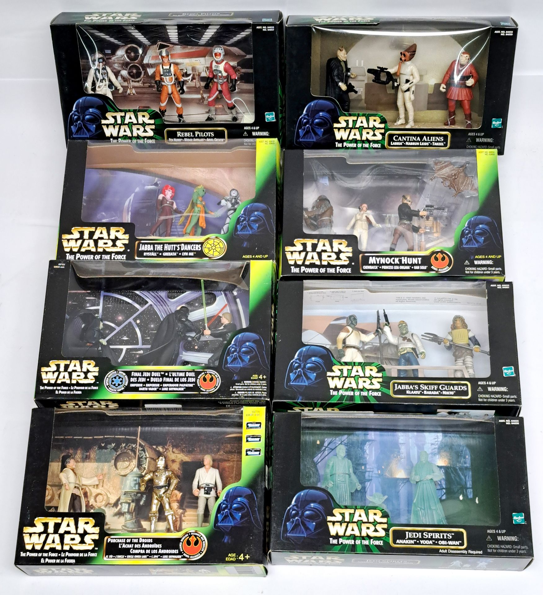 Star Wars The Power of The Force 3-Pack Movie Scenes x 8 various