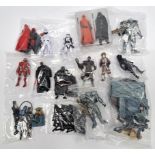 Hasbro Star Wars loose figures mixed lot including Dark Troopers, Darth Vader, Maul. Excellent to...