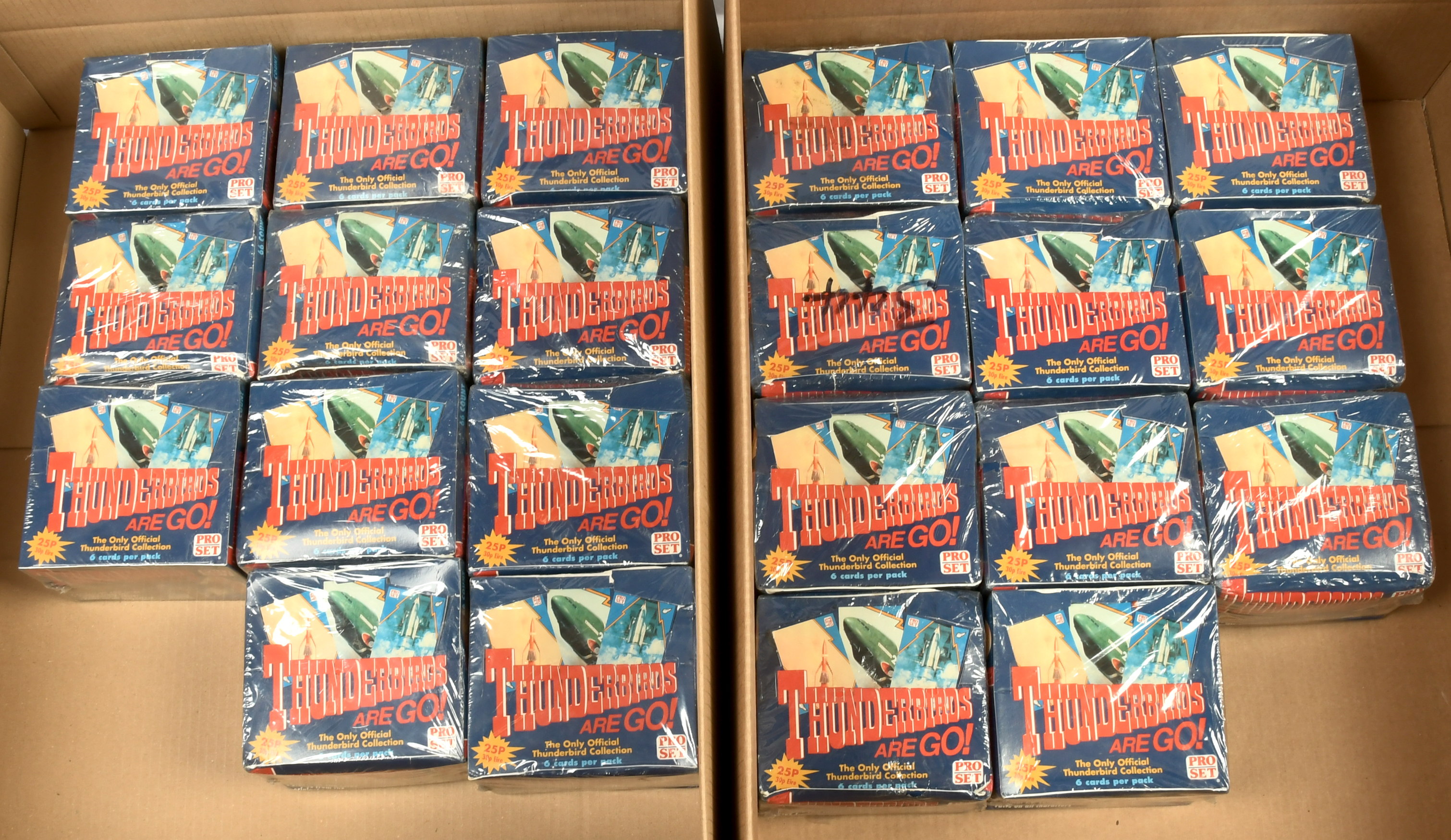 Pro Set Thunderbirds Are Go! trading cards sealed boxes 1992 x 21