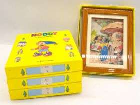 Noddy by Enid Blyton in Decoupage x4