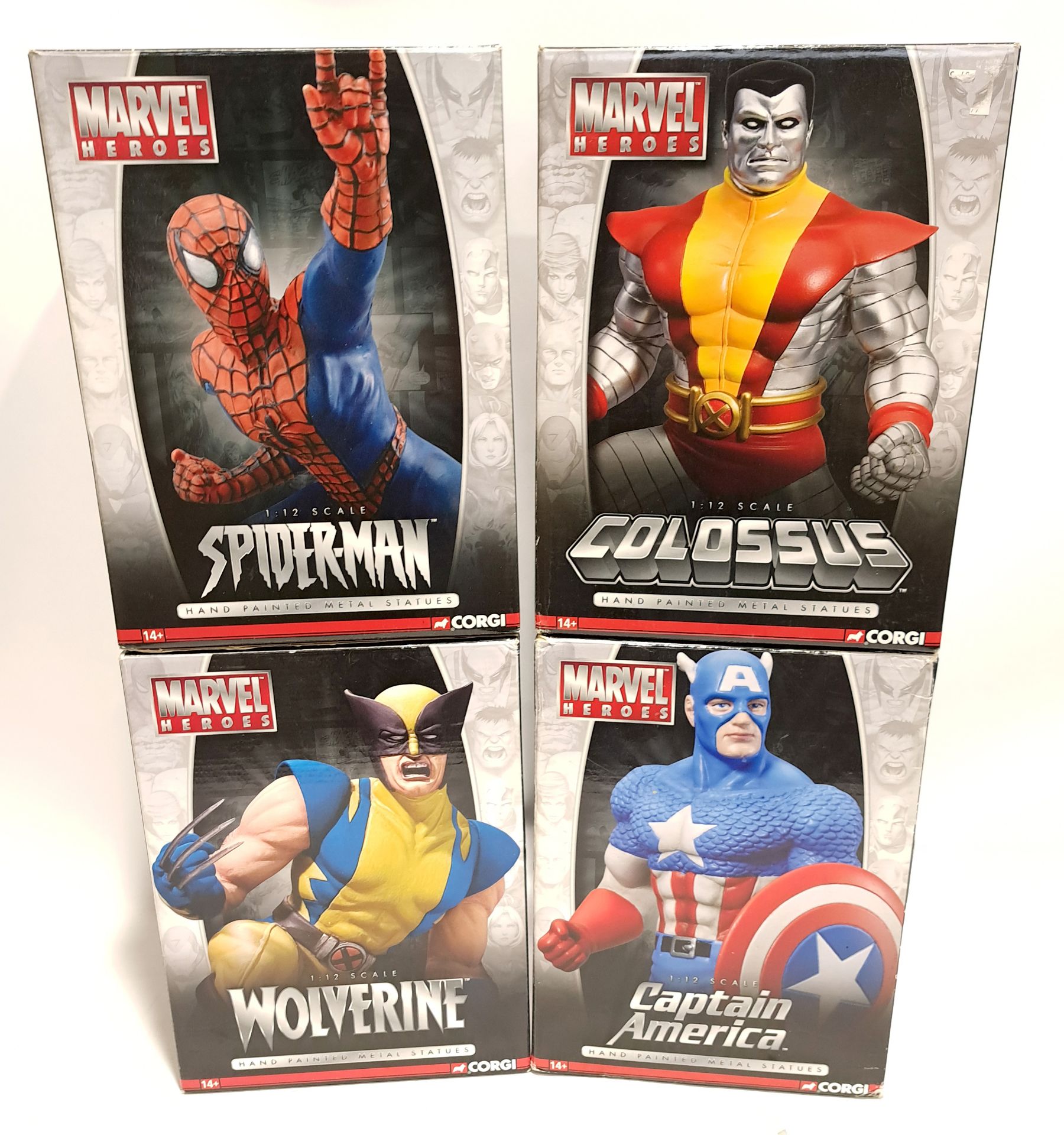 Corgi Marvel Heroes 1:12 Scale Figurines  x4