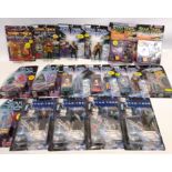 Quantity of Playmates Star Trek Carded Action Figures