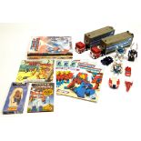 Hasbro Transformers G1 action figures, annuals, comics & soap