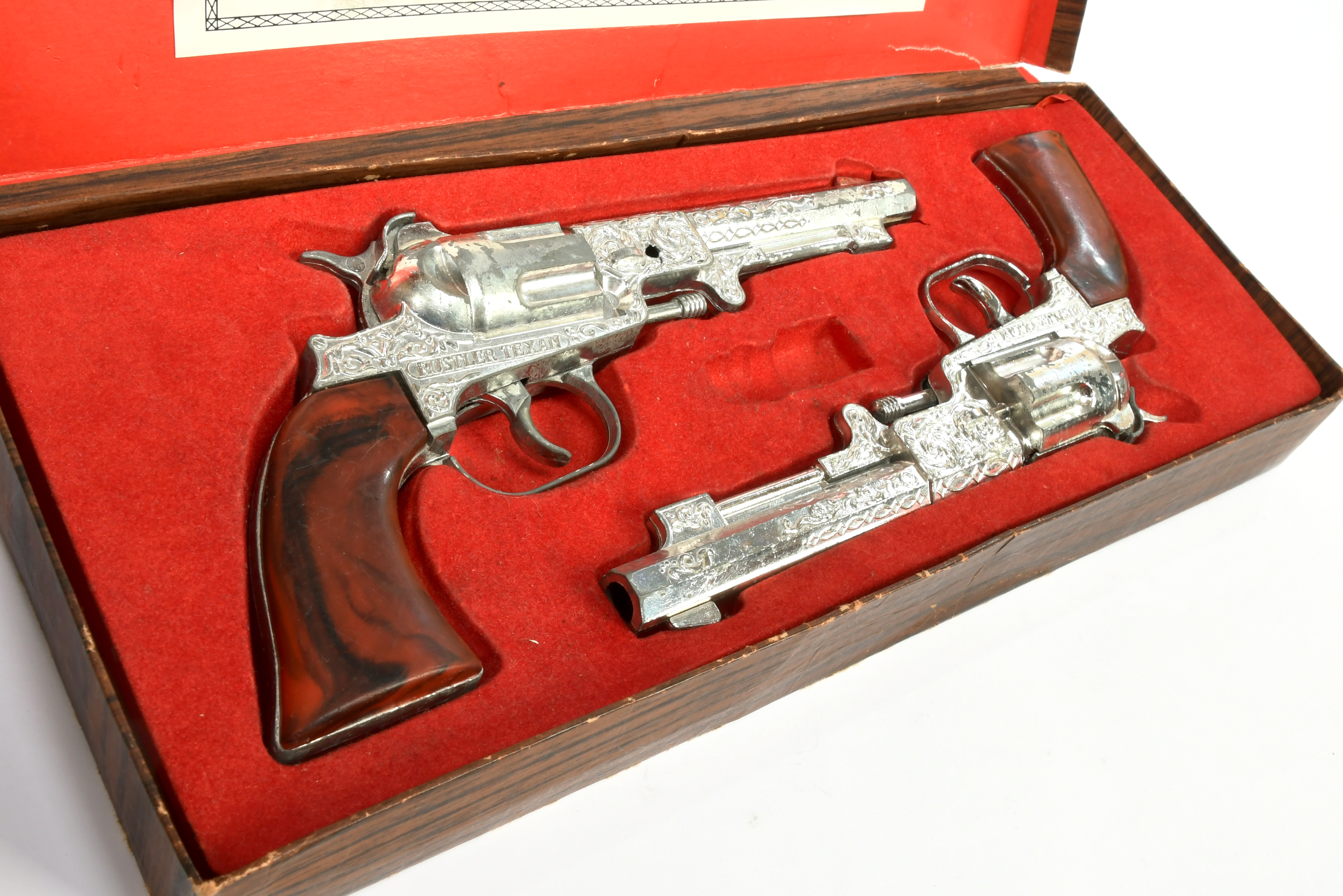 Crescent Matching Pair Texan Pistols - Image 2 of 3