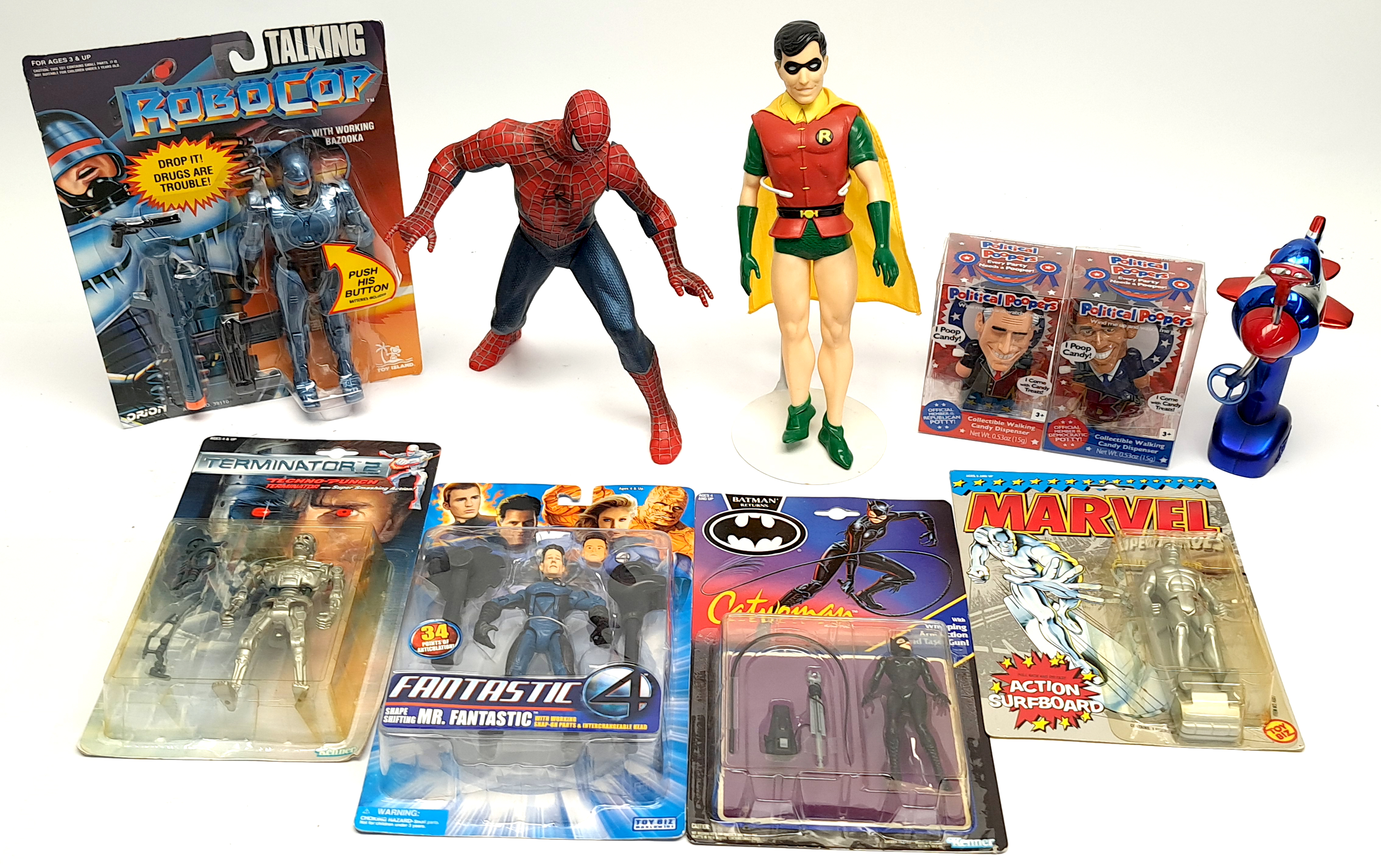 Quantity of carded & loose action figures and others