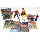 Quantity of carded & loose action figures and others