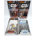 Hasbro Star Wars Comic packs x4 Anakin Skywalker, Durge, Baron Fel etc. Near mint to mint