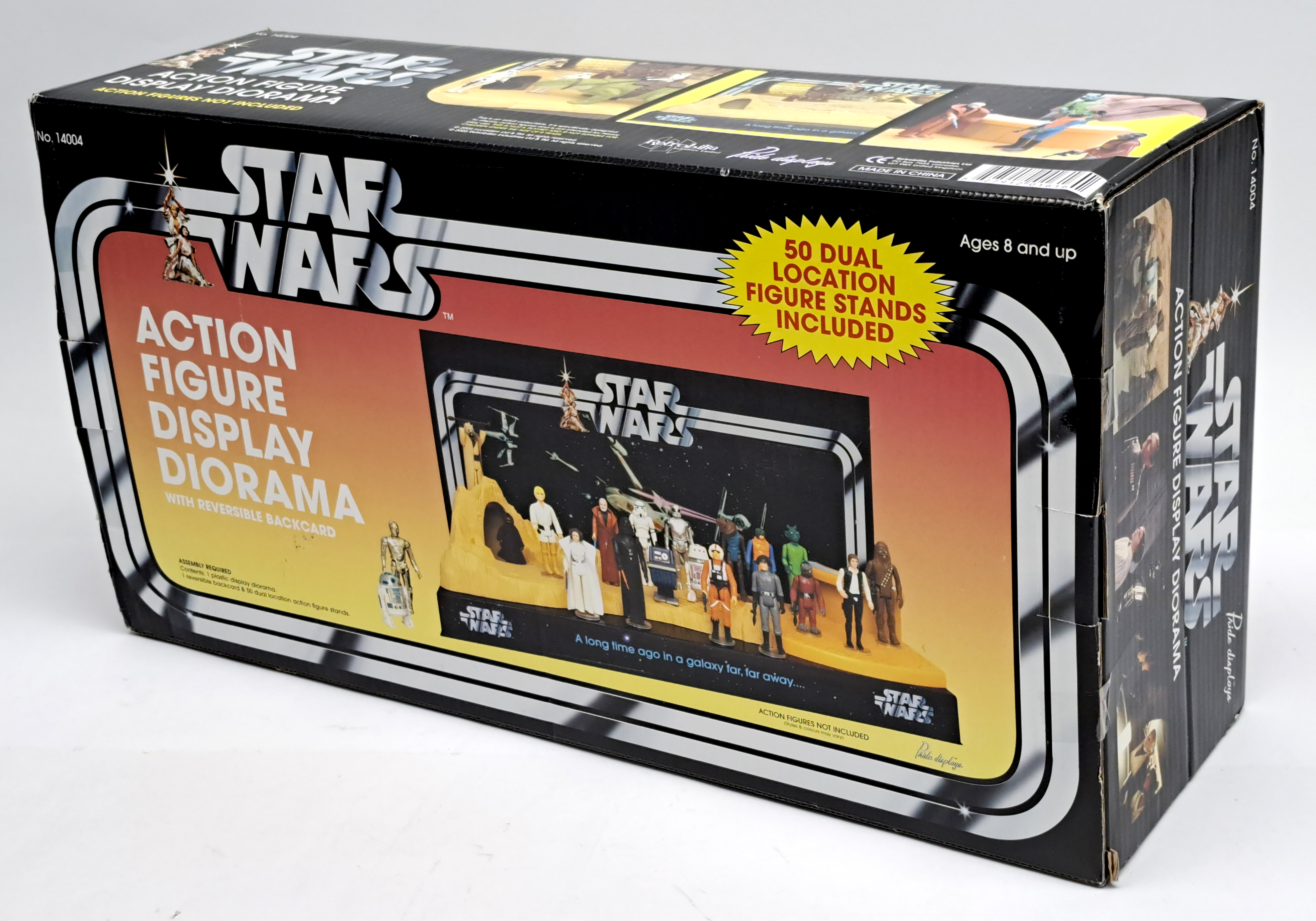 Retrobilia Star Wars Action Figure Display DIORAMA Set. Excellent to near mint. 