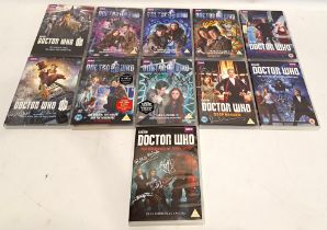 Signed 11th and 12th Doctor DVDs