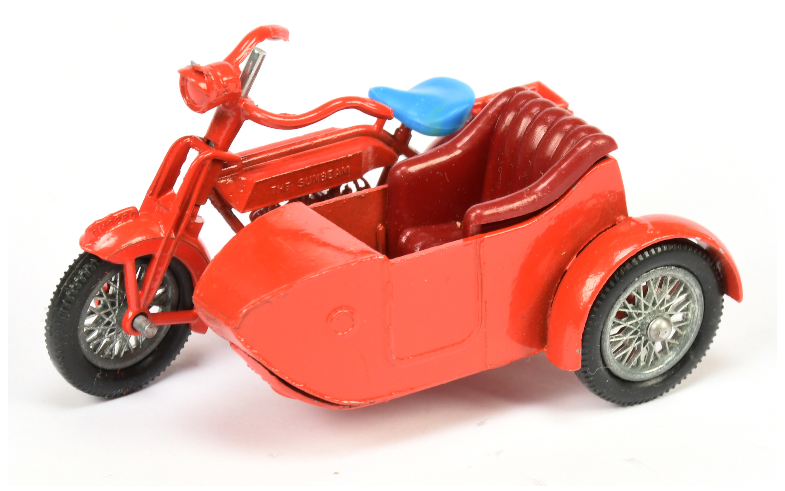 Matchbox Models of Yesteryear Y8 1914 Sunbeam Motorcycle and Milford Sidecar Colour Trial Model -...