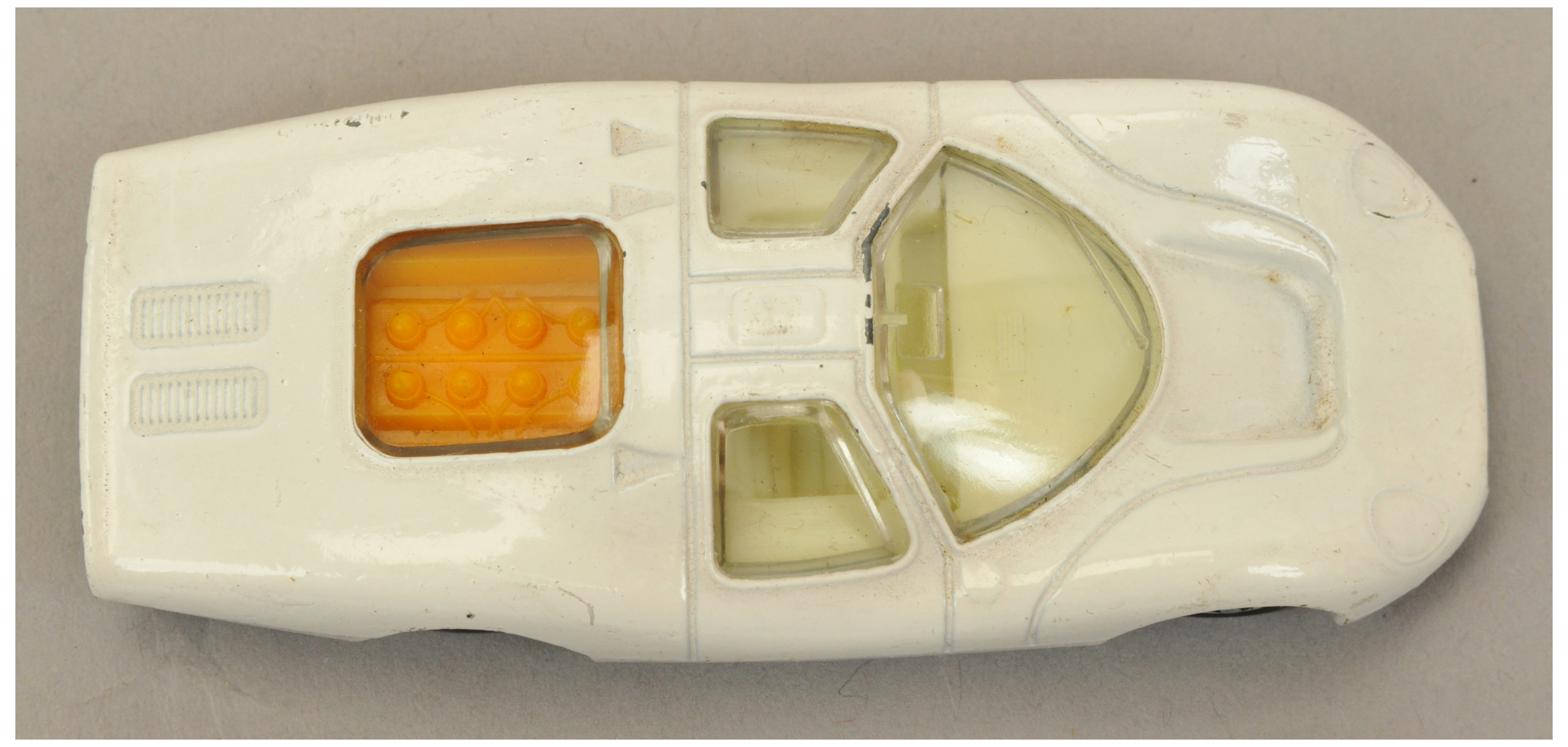 Matchbox Superfast 45a Ford Group 6 factory Pre-production colour trial - white body, clear windo... - Image 4 of 4