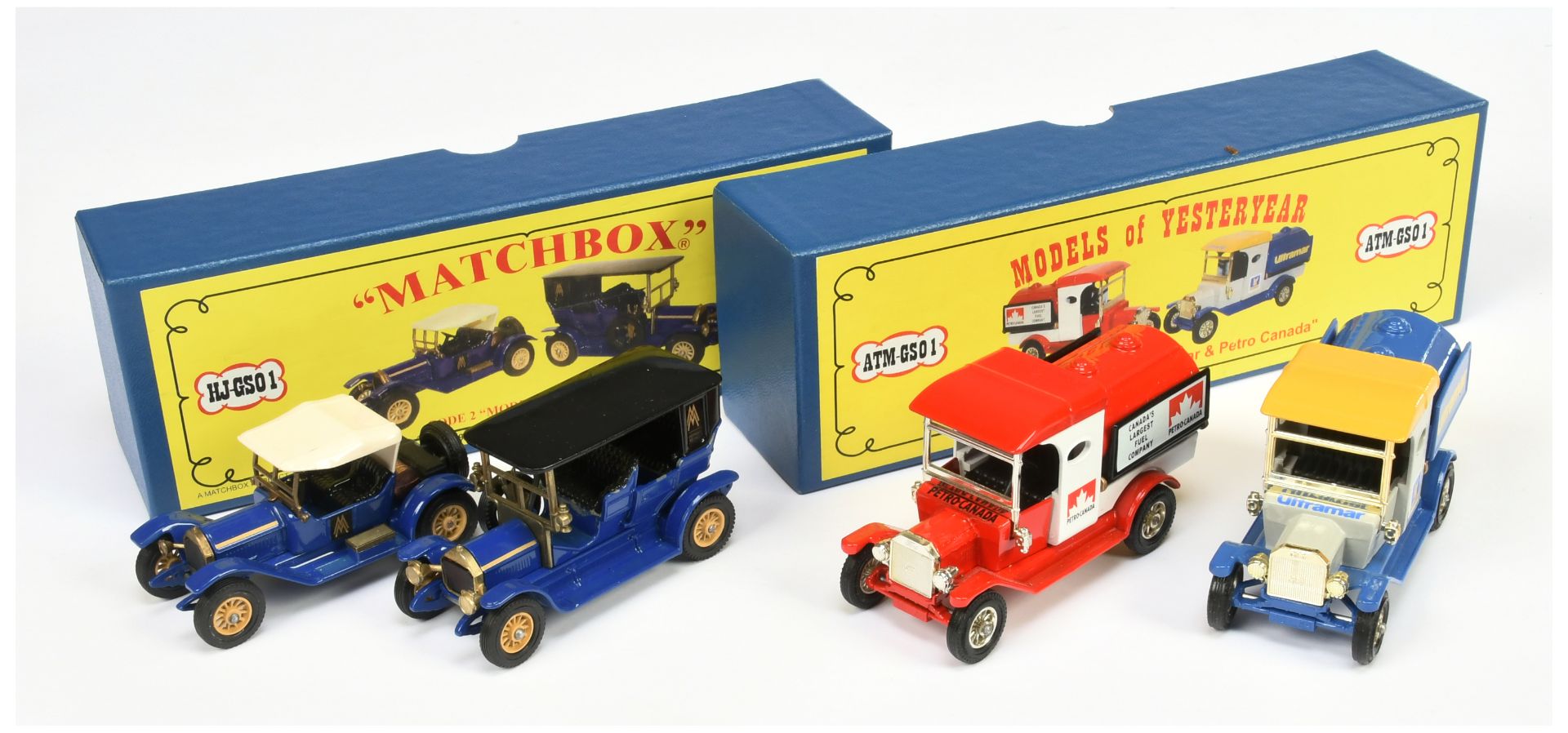 Matchbox Models of Yesteryear Code 2 issues (1) ATM-GS01 1912 Ford Model T Tanker "Ultramar & Pet...