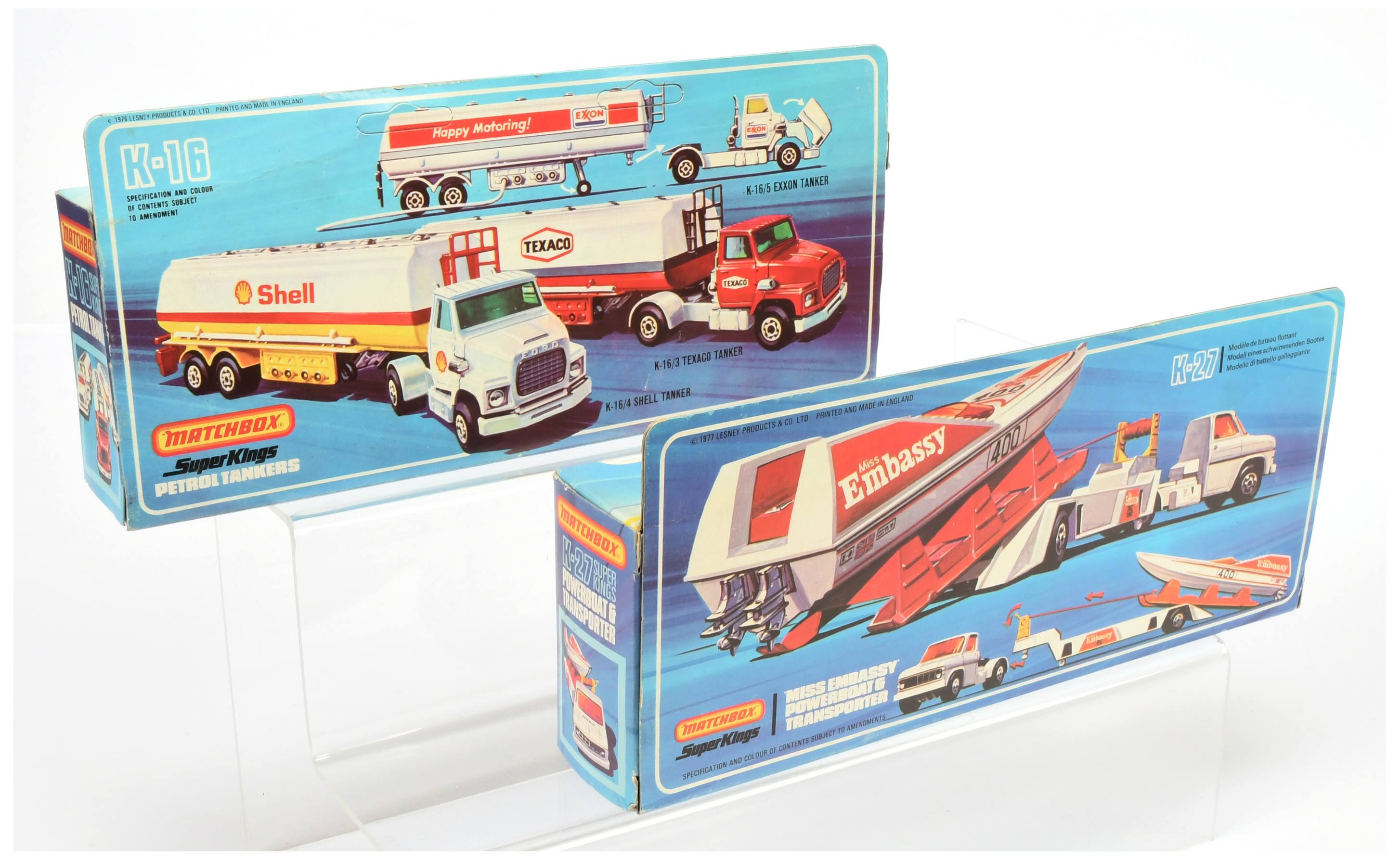 Matchbox Superkings  A Pair - (1) K16 Ford  Articulated Tanker "Shell" - Yellow, white and red an... - Image 2 of 2