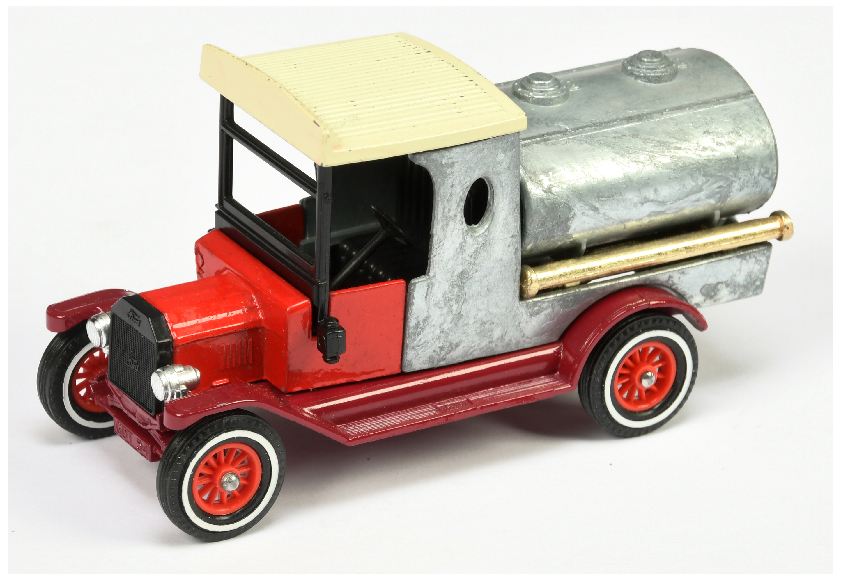 Matchbox Models of Yesteryear Y3 1912 Ford Model T Tanker - trial model without logos - bare meta...