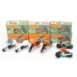 Matchbox Superfast Group Of 6 Motorcycles To Include  - 18b Hondarora CB750 - Green and Black, 33...