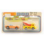 Matchbox Superfast Twin Pack TP32 - containing 1d Dodge Challenger "Revin' Rebel" Dragster - Oran...