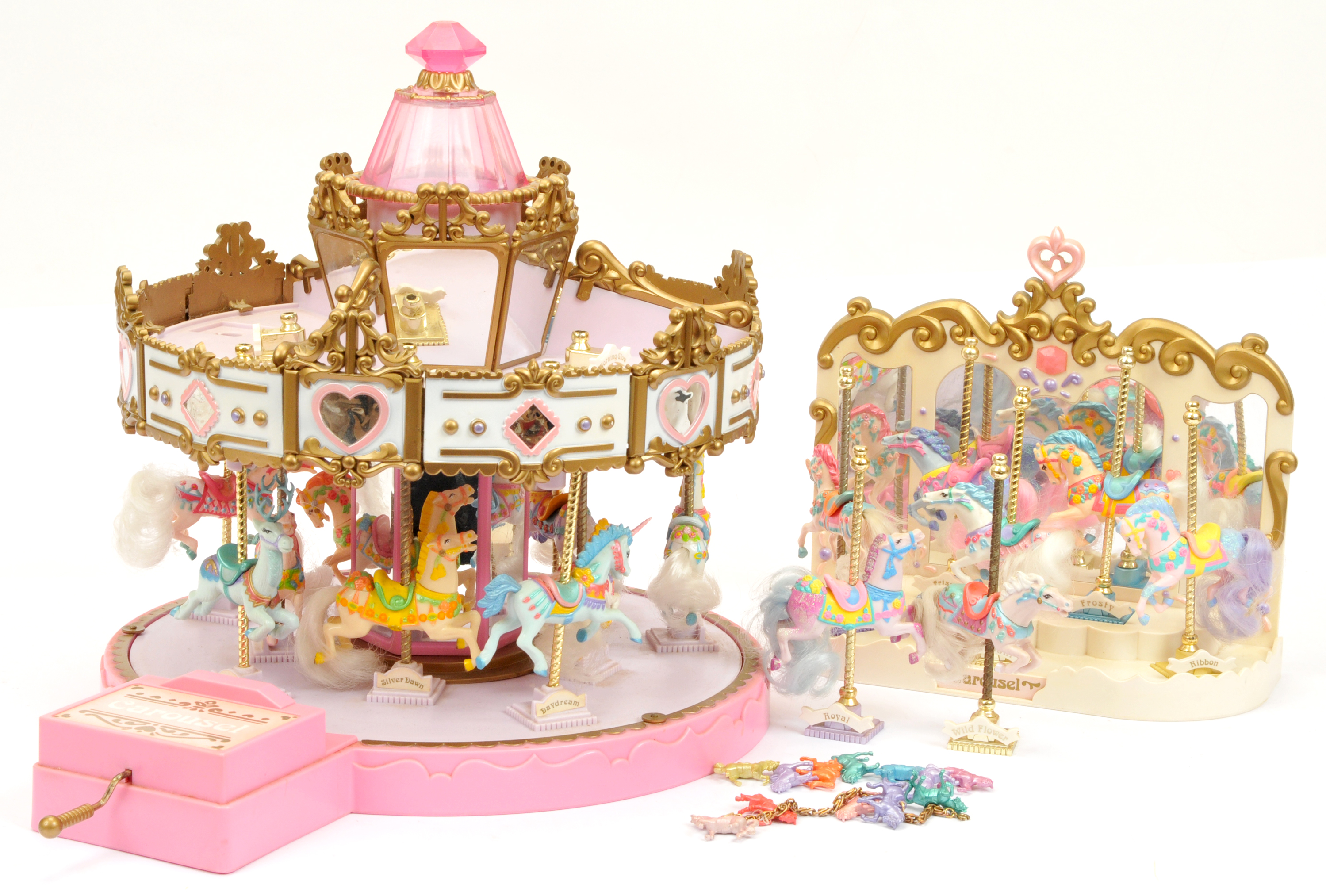 Matchbox 4460 Musical Carousel Playset 1990 Matchbox International -  working with sound when tes...