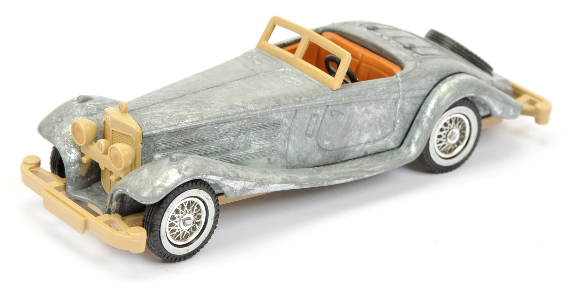 Matchbox Models of Yesteryear Y20 1937 Mercedes Benz 540K Pre-production trial model - bare metal...