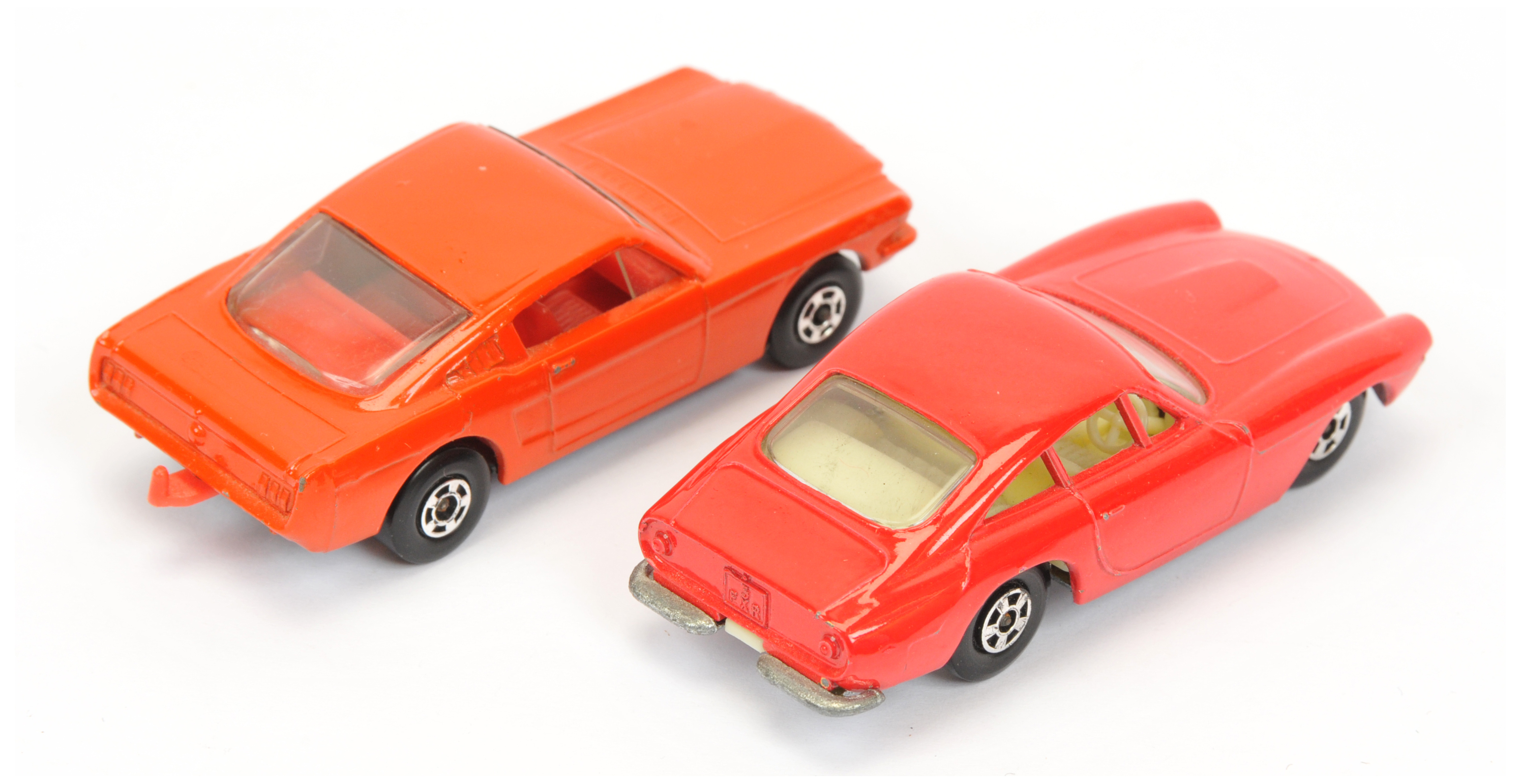 Matchbox Superfast pair (1) 8a Ford Mustang - dark burnt orange body, clear windows, red interior... - Bild 2 aus 3