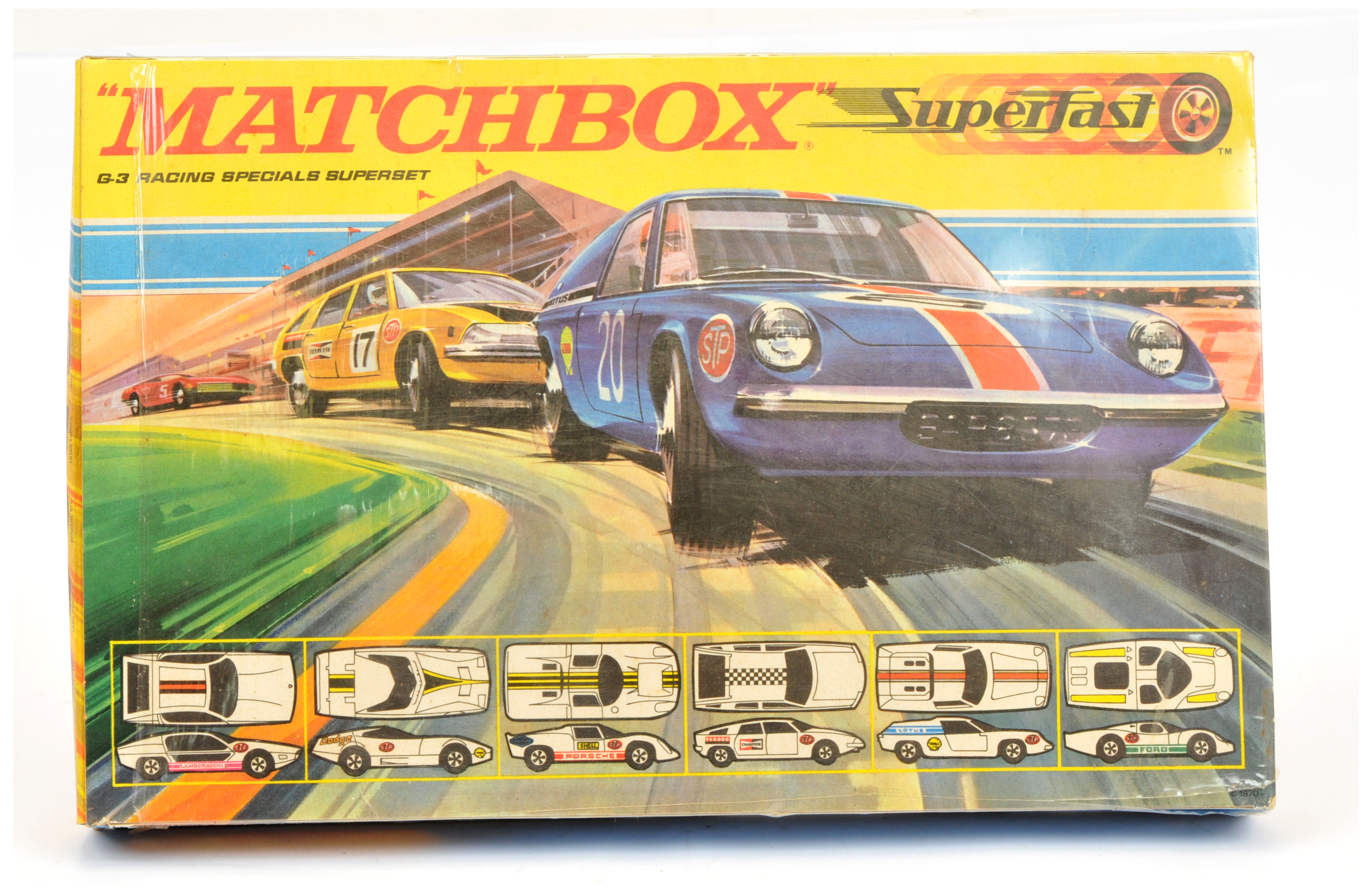 Matchbox Superfast G3 Racing Specials Gift Set containing (1) 5a Lotus Europa - blue (poor paintw... - Image 2 of 2