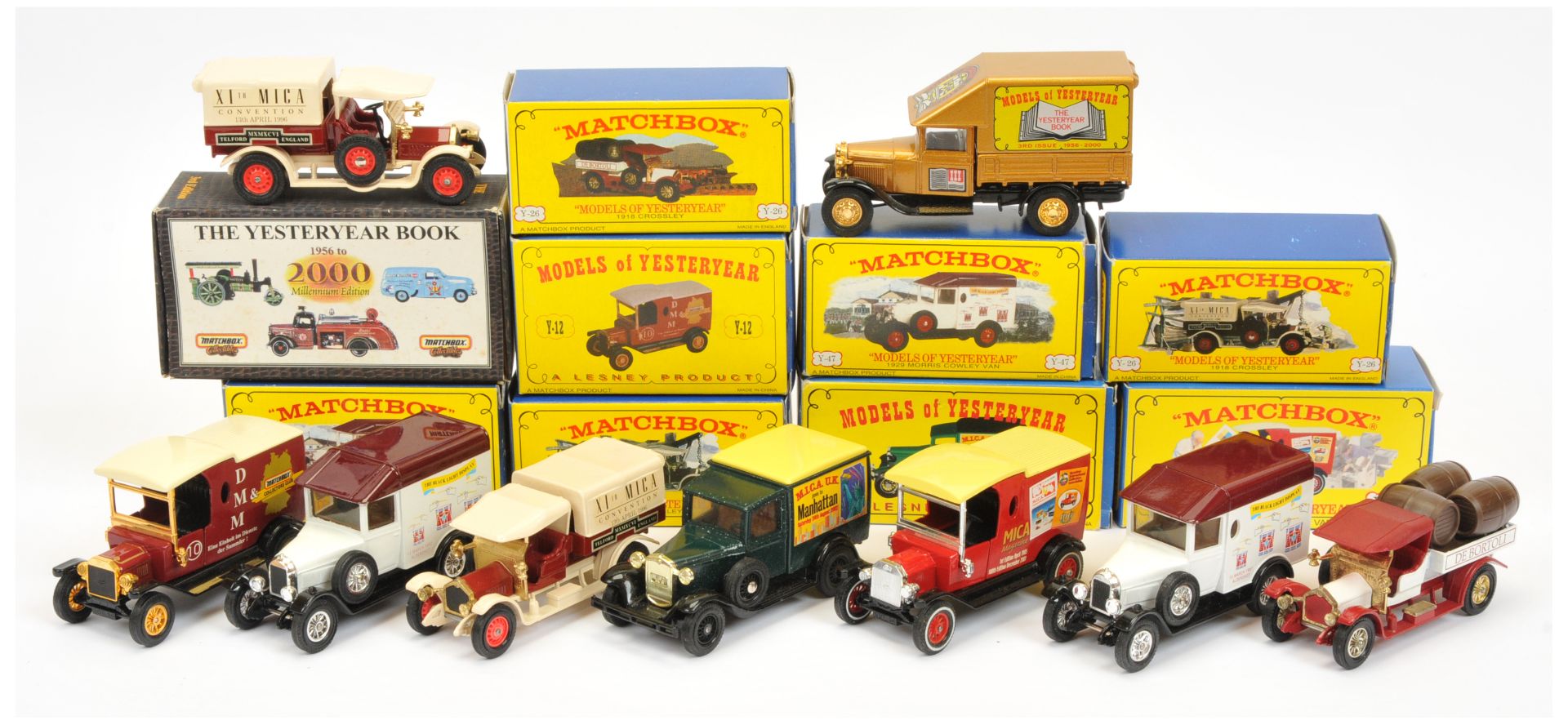 Matchbox Models of Yesteryear Code 2 issues to include2 x  Y26 Crossley Delivery Truck - 11th MIC...