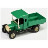 Matchbox Models of Yesteryear Y12 Ford Pick-up Truck Colour Trial - green body, black chassis, bl...