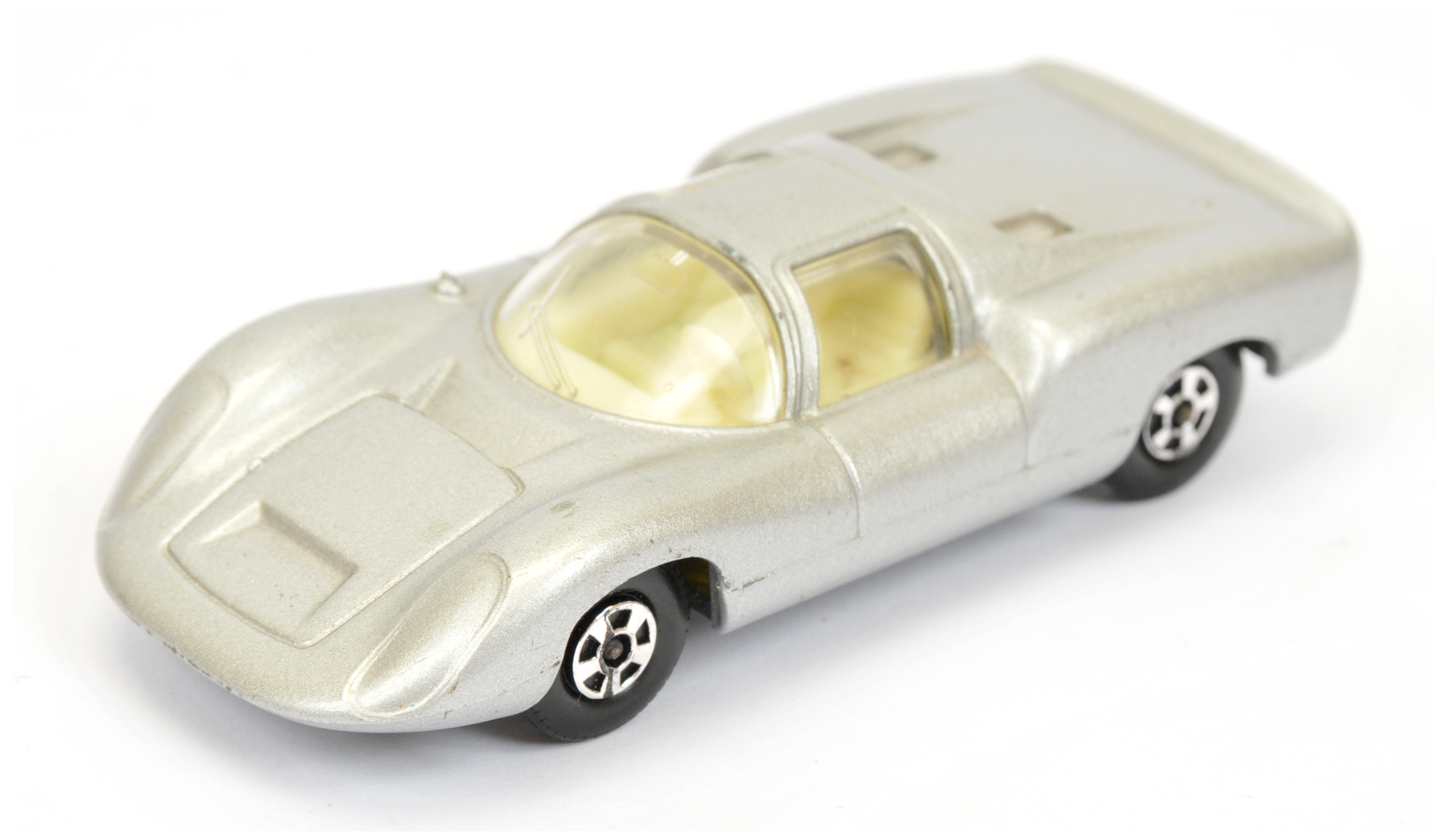 Matchbox Superfast 68a Porsche 910 Pre-production colour trial model - metallic silver body, clea...