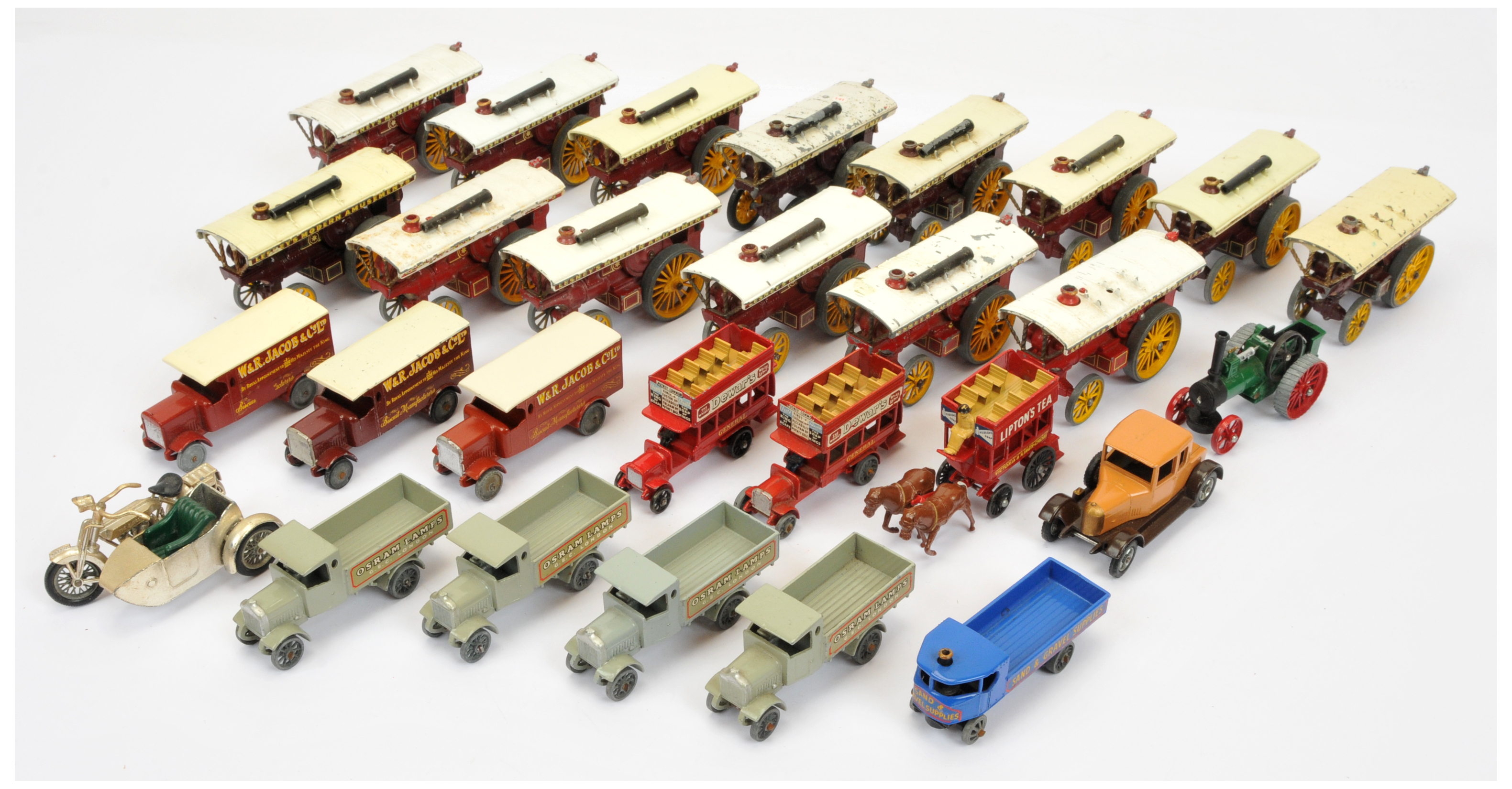 Matchbox Models Of Yesteryear Group 28 Unboxed To Include - Y1 Allchin Traction Engines, Y9 Fowle...