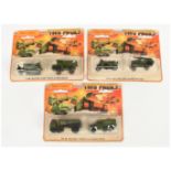 Matchbox Superfast A Group of 3 Military Twin Packs - (1) TP-11 - Hondarora Motorcycle and Jeep, ...
