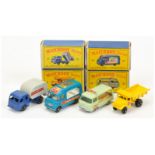 Matchbox Regular Wheels group of Commercial vehicles (1) 6C Euclid Quarry Truck - black plastic w...