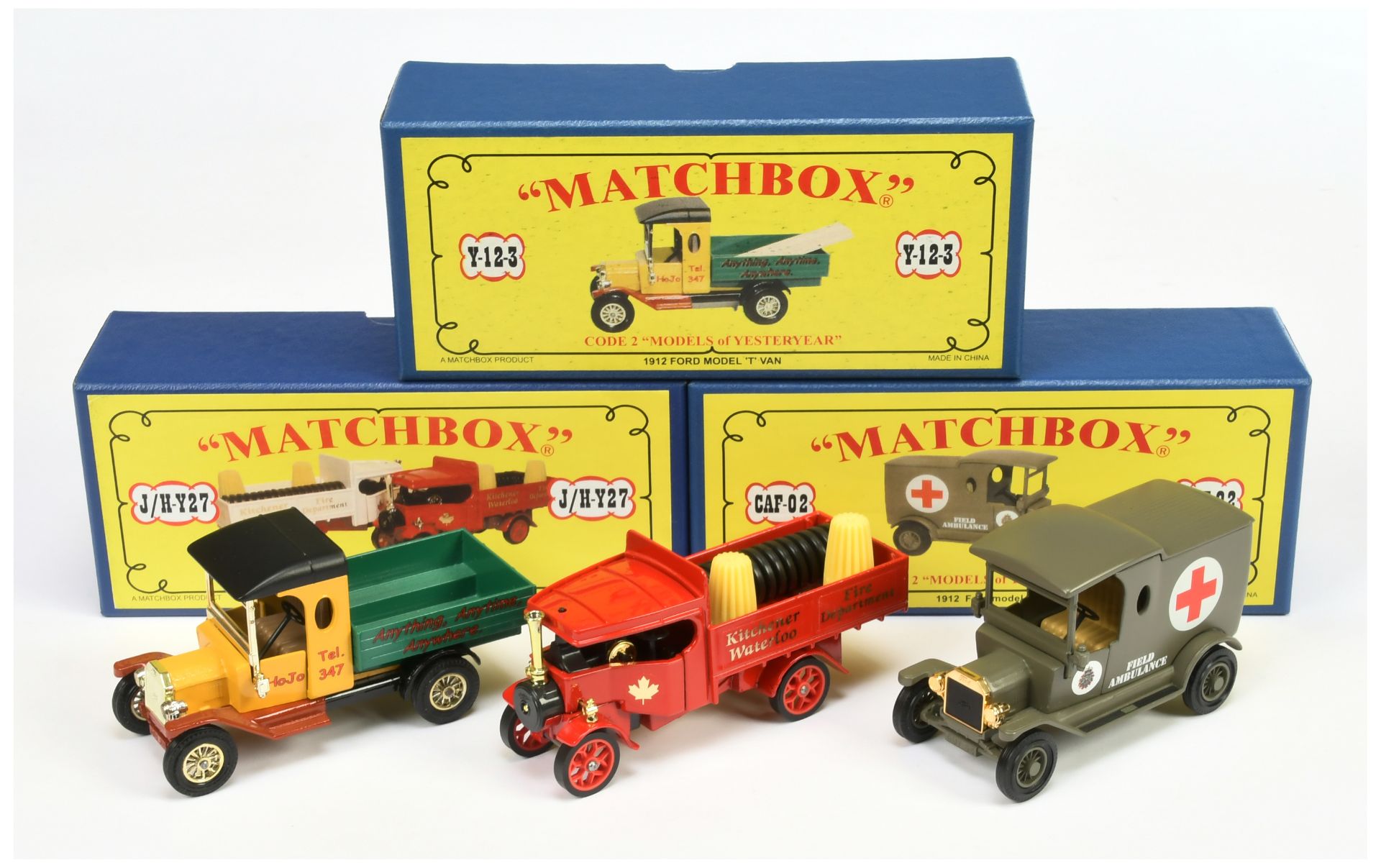 Matchbox Models of Yesteryear Code 2 issues (1) Y/H-Y27 1922 Foden Steam Wagon "Kitchener Waterlo...