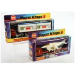 Matchbox Superkings  A Pair - (1) K13Aircraft Transporter - Red and Black with white Aircraft and...