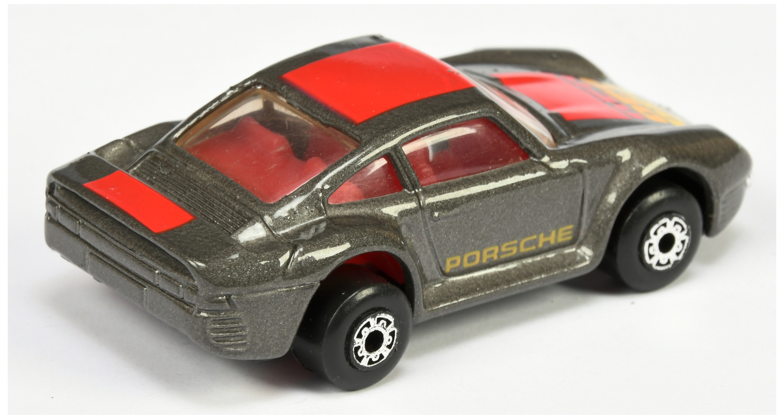 Matchbox Superfast 17 Porsche 959 Pre-production Trial model - dark grey with trial decals & with... - Image 2 of 2