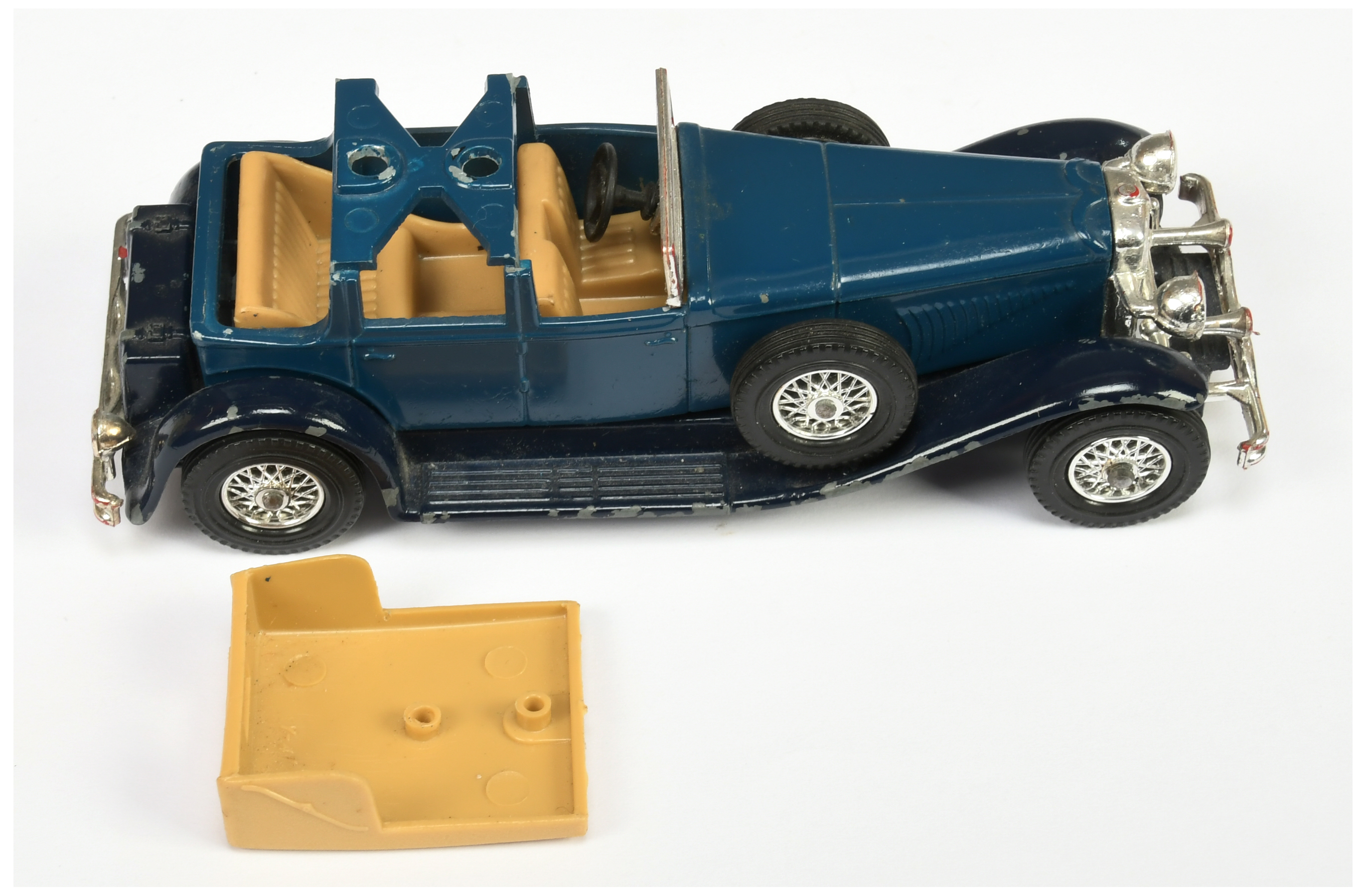 Matchbox Models of Yesteryear Y4 1930 Duesenberg Model J Town Car -  colour trial model - blue bo... - Image 4 of 4