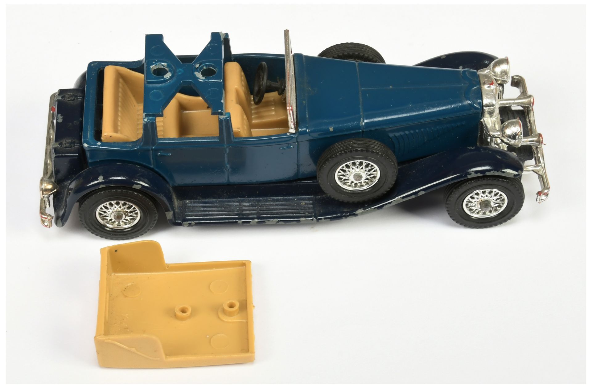 Matchbox Models of Yesteryear Y4 1930 Duesenberg Model J Town Car -  colour trial model - blue bo... - Bild 4 aus 4