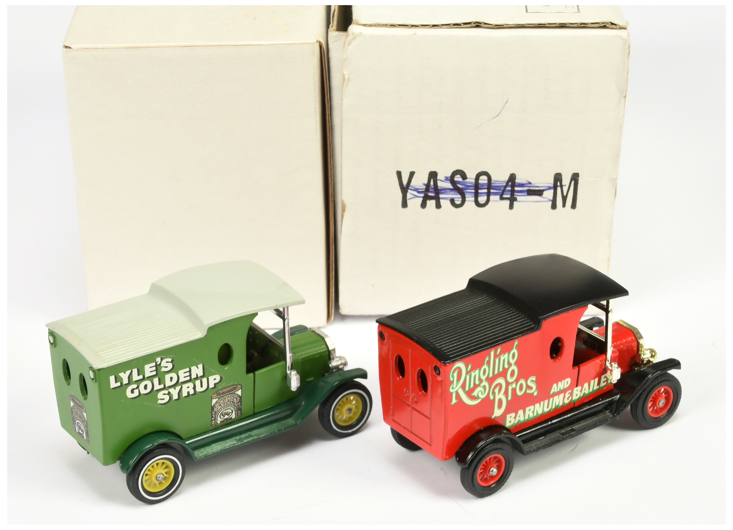 Matchbox Models of Yesteryear Y12 Ford Model T Van colour trial pair  - Image 2 of 2