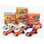 Matchbox Superfast Group Of 7 To Include - 10 Piston popper - blue, 36 Formula 5000 racing Car "M...