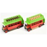 Matchbox Models of Yesteryear Y23 1922 AEC S-type Omnibus colour trial pair (1) London General re...