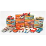 Matchbox Superfast A Group Of 10 To Include - 39b Rolls Royce - Silver, red interior,14b Mini Ha ...