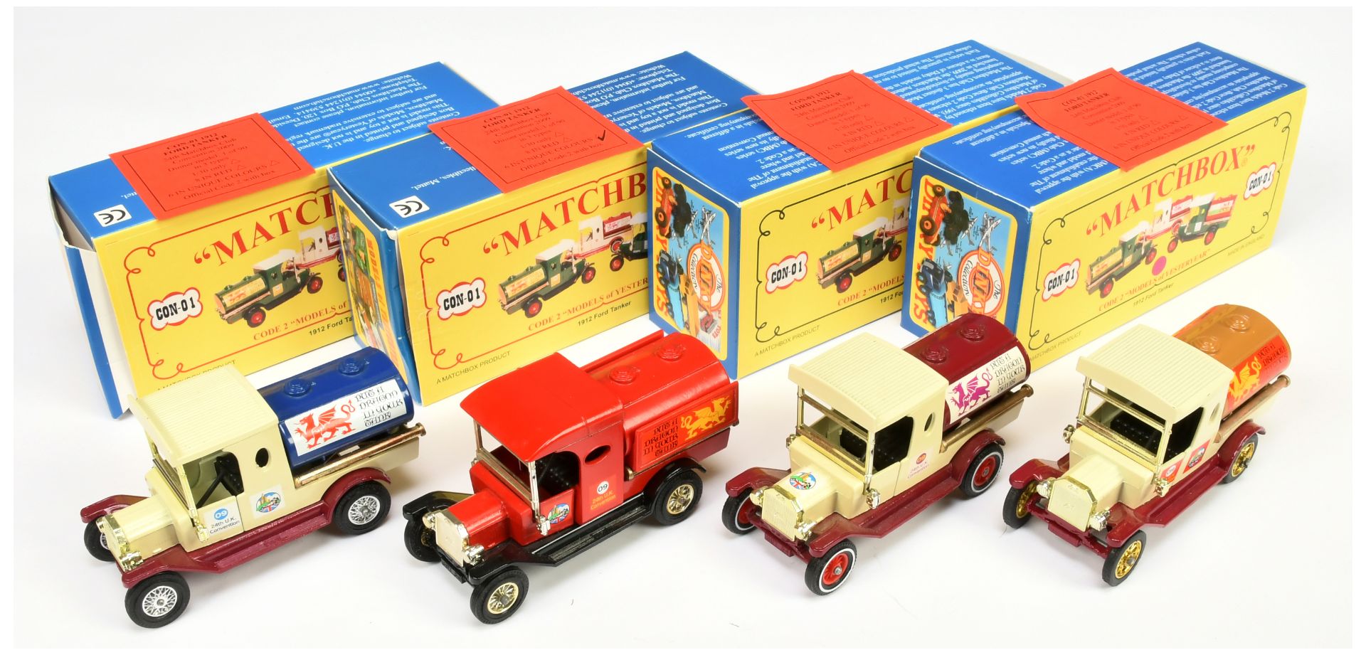 Matchbox Models of Yesteryear Code 2 Issues (1) CON-01 Ford T Tanker "Put a Dragon in Your Tank" ...
