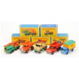 Matchbox Regular Wheels group (1) 28d Mack Dumper - orange cab, chassis and tipper, red plastic h...