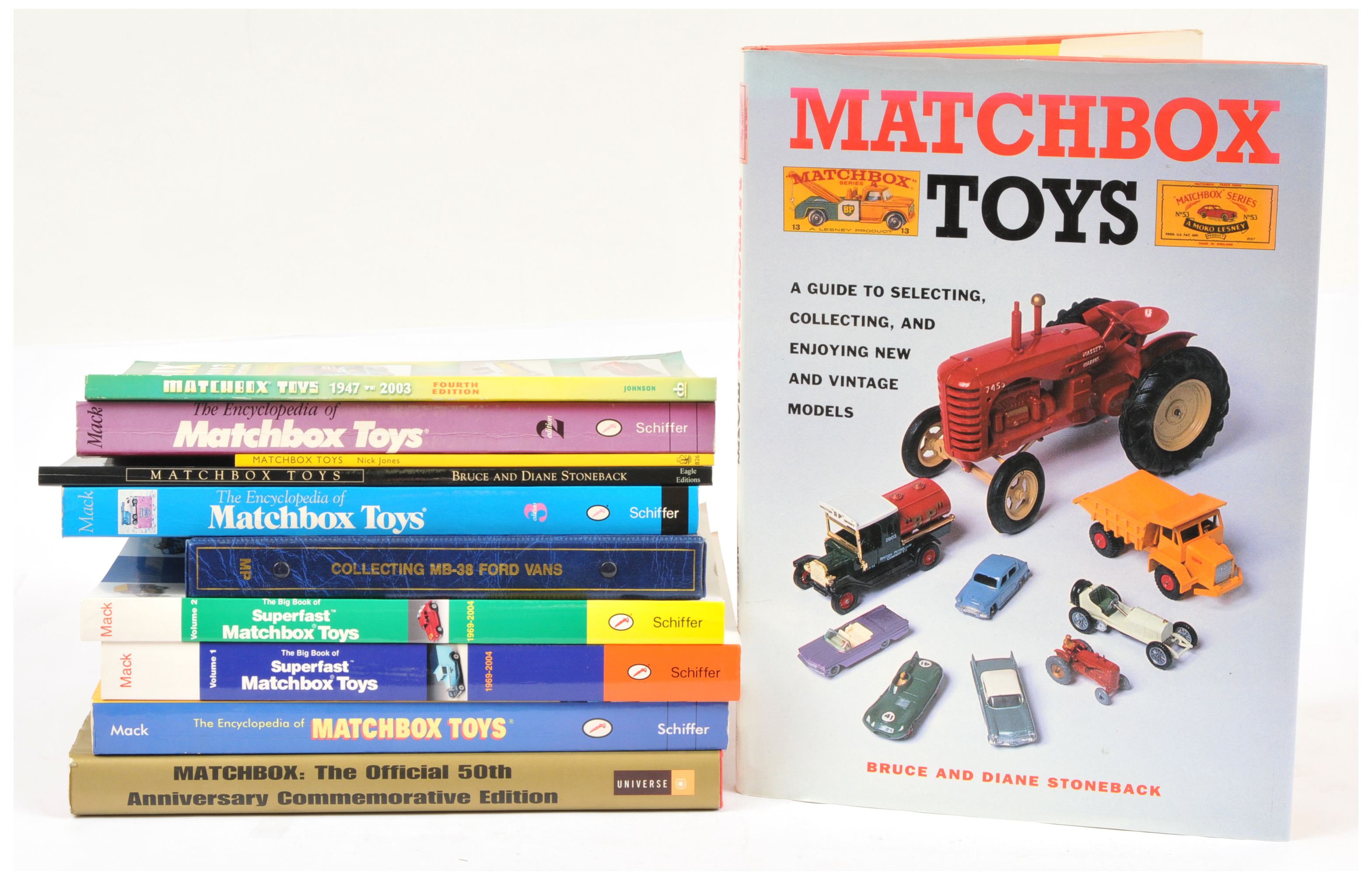 Matchbox Reference Book A Group Of 10 To Include "Superfast 1969-2004" Volume 1 & 2, "50th Annive...
