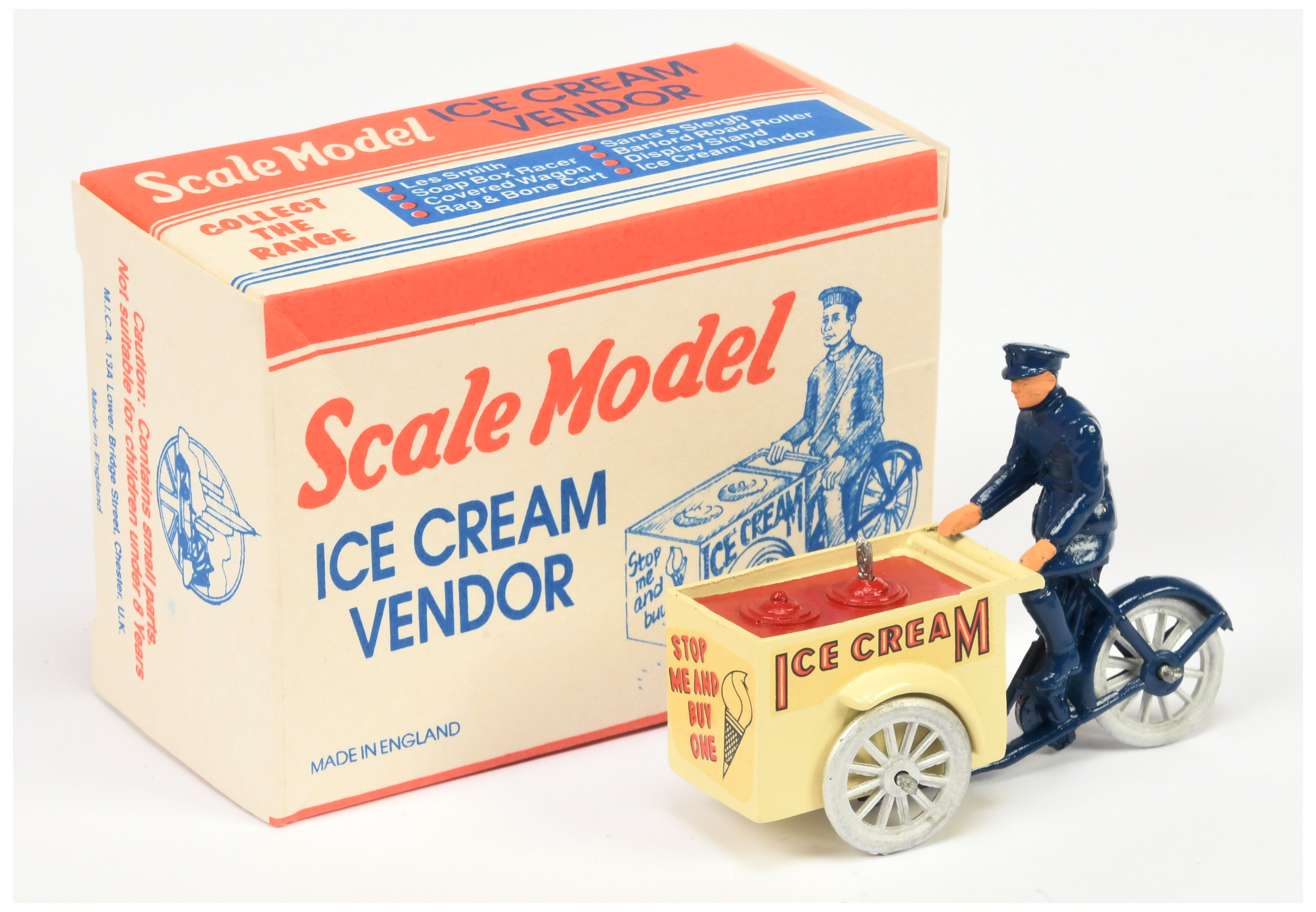 Matchbox Models of Yesteryear Scale Model "The Perfect Toy" - MICA re-issue - Ice Cream Vendor - ...