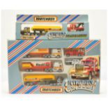 Matchbox Superfast Convoy pair (1) G4 Convoy gift set comprising 3 x Trucks including "Redcap" Po...