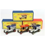 Matchbox Models of Yesteryear Code 2 issues (1) Y12 1912 Ford Model T Van "The Matchbox Club Goes...