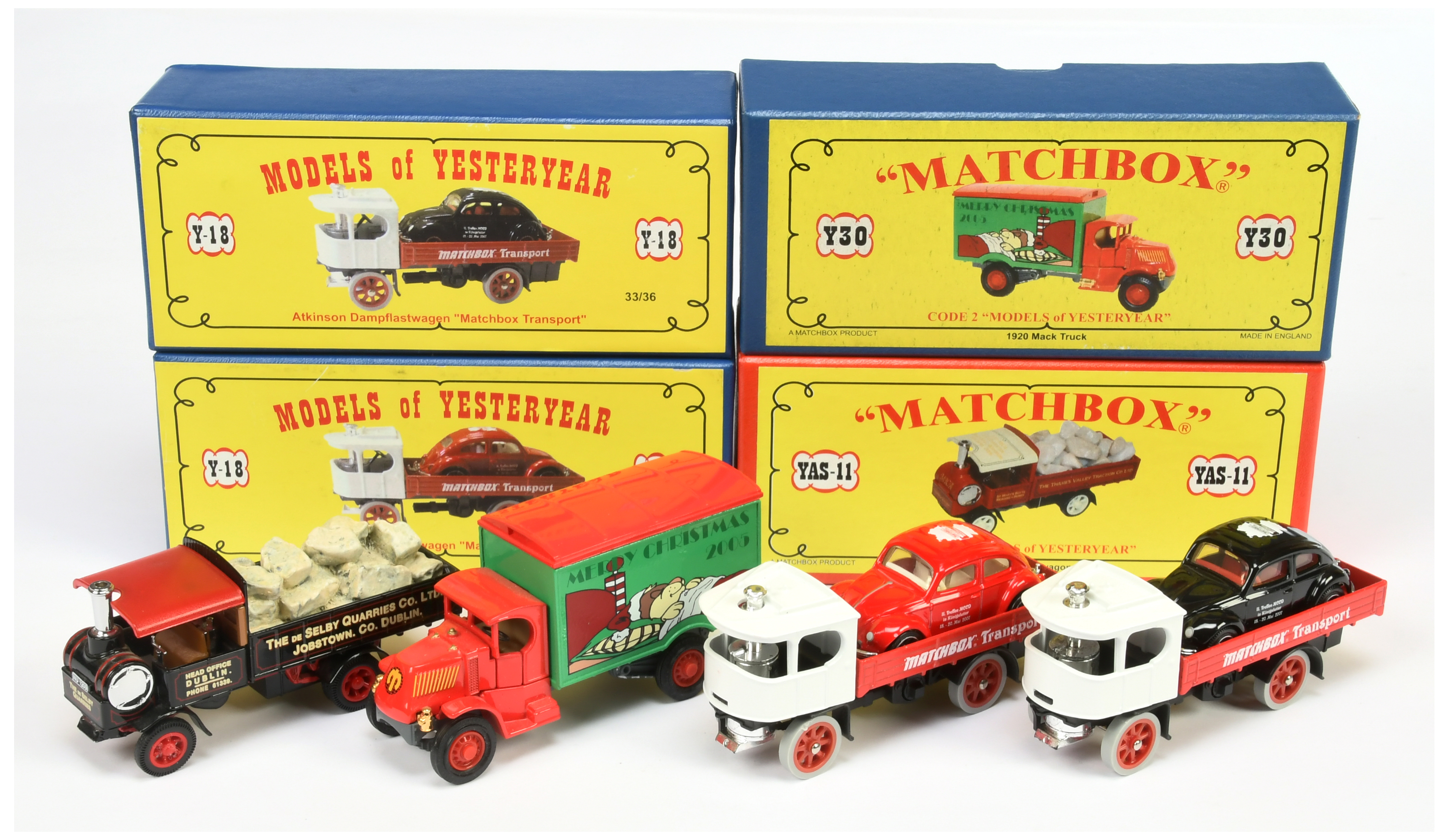 Matchbox Models of Yesteryear including German Code 2 issues (1) Y18 Atkinson Steam Wagon "Matchb...