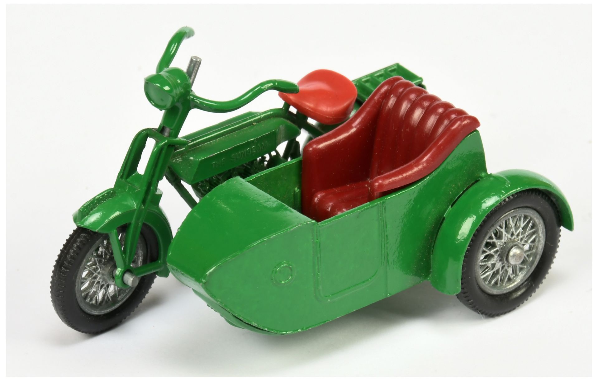 Matchbox Models of Yesteryear Y8 1914 Sunbeam Motorcycle and Milford Sidecar Colour Trial Model -...