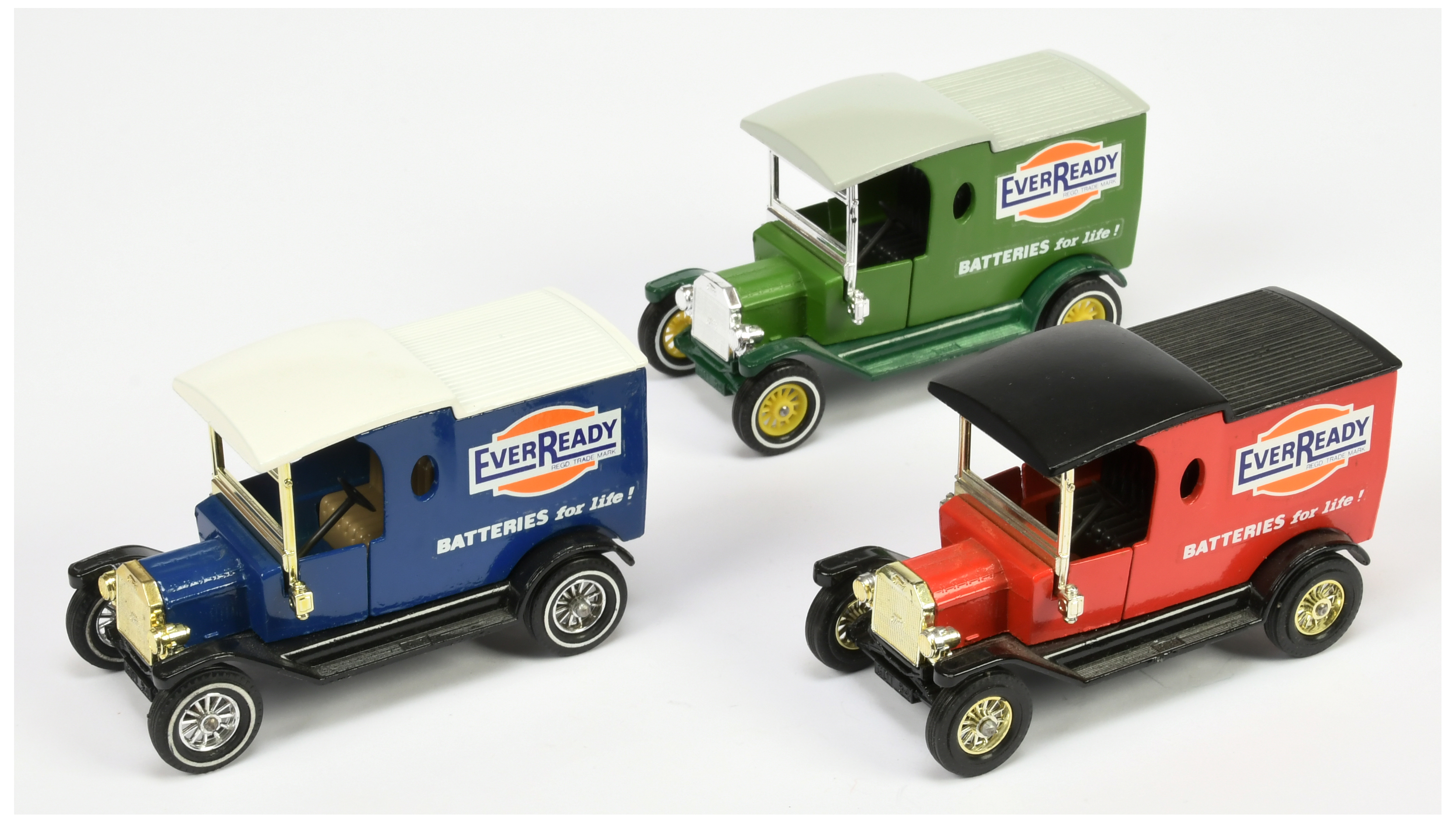 Matchbox Models of Yesteryear Y12 1912 Ford Model T Van "Ever Ready" colour trial group