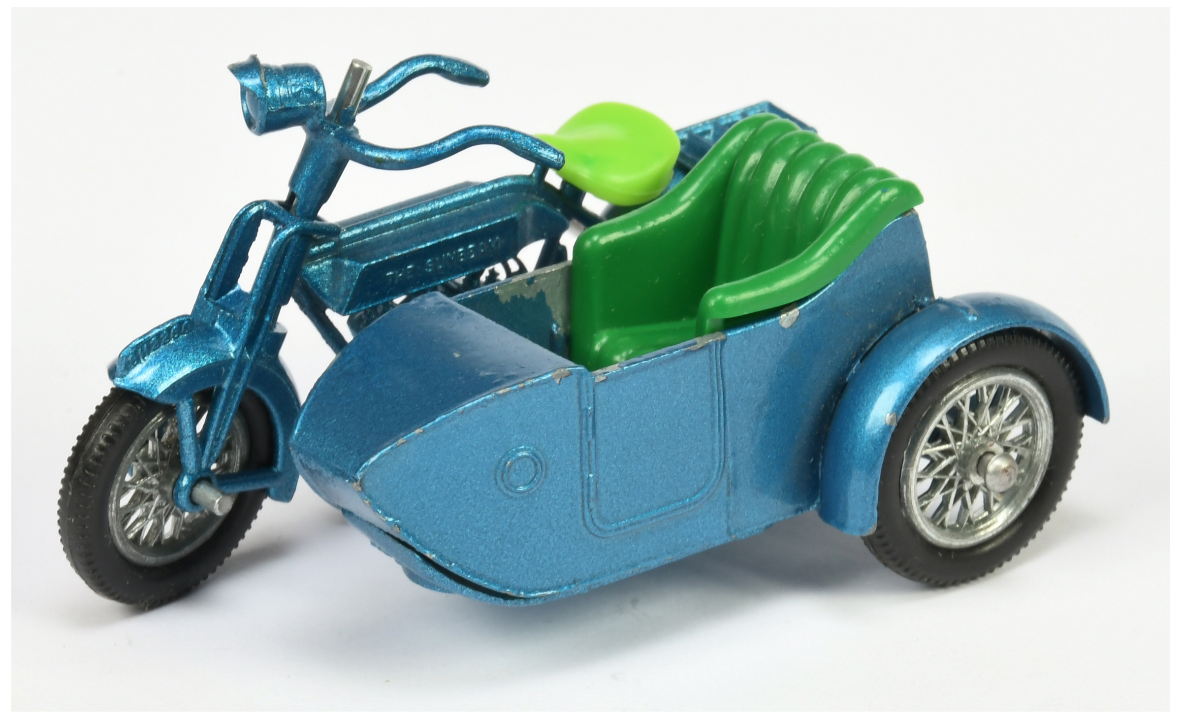 Matchbox Models of Yesteryear Y8 1914 Sunbeam Motorcycle and Milford Sidecar Colour Trial Model -...